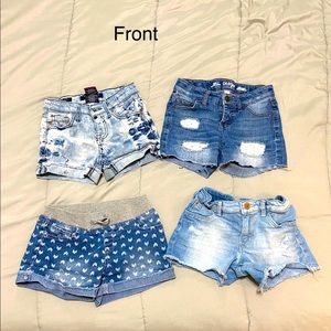 Bundle of 4 Girls Denim Shorts